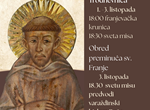 Proslava blagdana i 800. obljetnice preminuća sv. Franje Asiškoga u Varaždinu